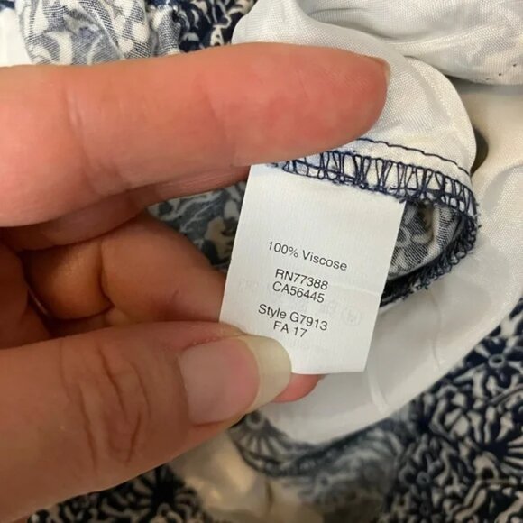 Madewell Drapey Pull On Shorts Wood Cut Floral with Pockets - - Picture 4 of 6